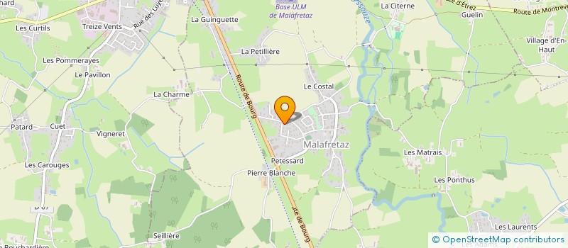 localisation de l'entreprise MONSIEUR RENE LAVENTURE  MALAFRETAZ