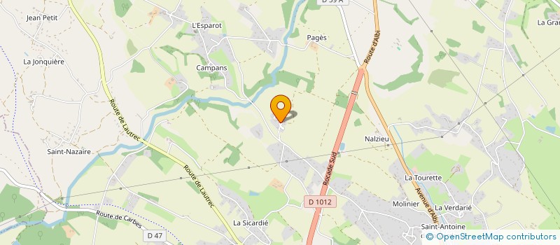 localisation de l'entreprise MONSIEUR RENE LAYRAC  CASTRES