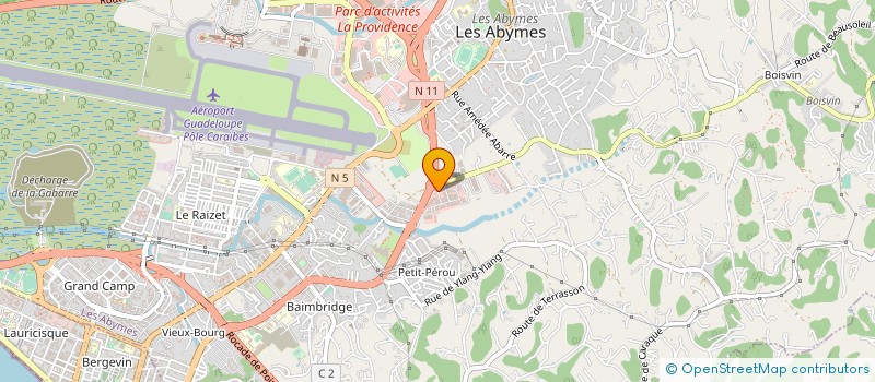 localisation de l'entreprise MONSIEUR RENE LE BELLOUR à LES ABYMES