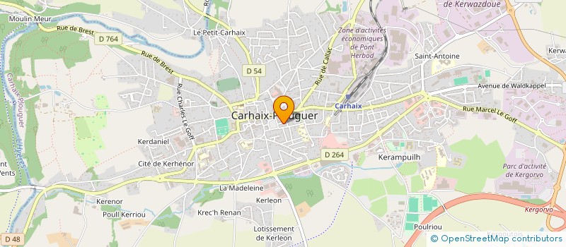 localisation de l'entreprise MONSIEUR RENE LE FOURN à CARHAIX-PLOUGUER