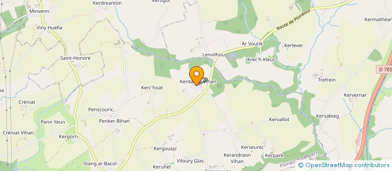 localisation de l'entreprise MONSIEUR RENE LE PAPE  PLOVAN