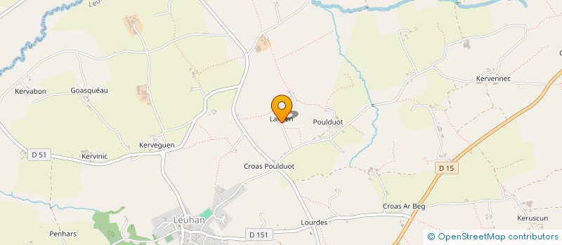 localisation de l'entreprise MONSIEUR RENE LE ROY à LEUHAN