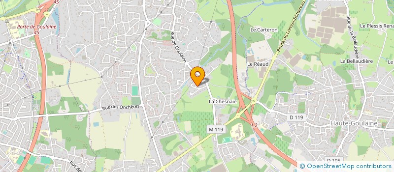 localisation de l'entreprise MONSIEUR RENE LE TINOC  BASSE-GOULAINE