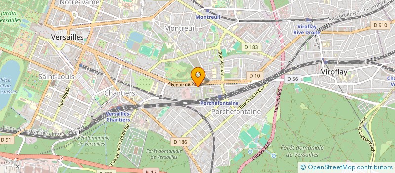 localisation de l'entreprise MONSIEUR RENE LE VOURCH à VERSAILLES