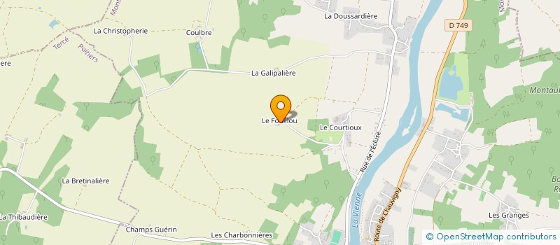 localisation de l'entreprise MONSIEUR RENE LEBEAU  PAIZAY-LE-SEC