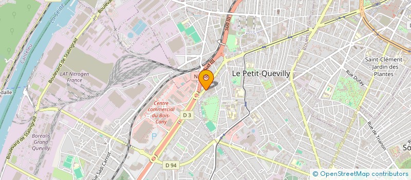 localisation de l'entreprise MONSIEUR RENE LEBRETON à LE PETIT-QUEVILLY