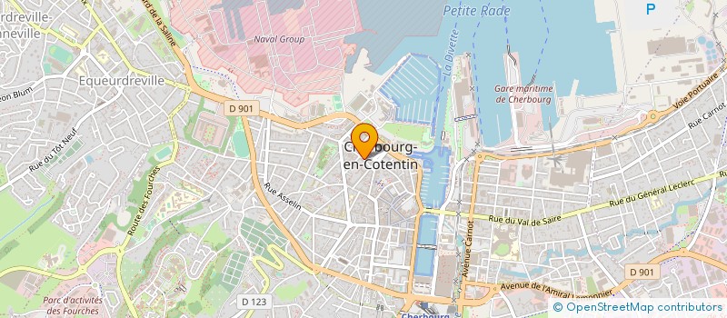 localisation de l'entreprise MONSIEUR RENE LEBRUMAN  CHERBOURG-EN-COTENTIN