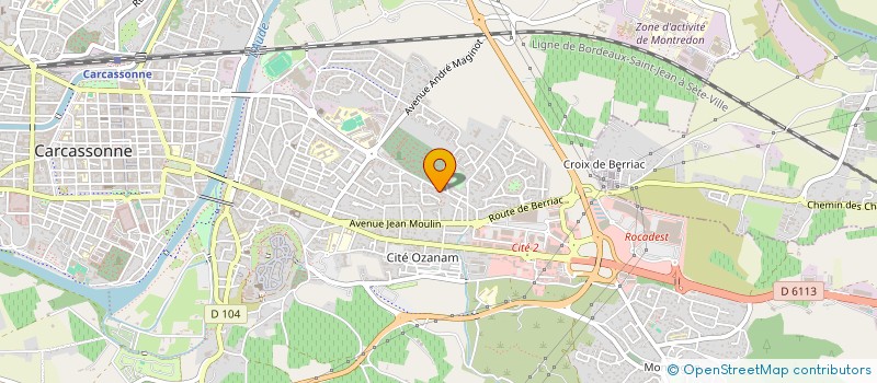 localisation de l'entreprise MONSIEUR RENE LECHAT à CARCASSONNE