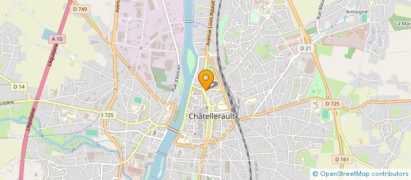 localisation de l'entreprise MONSIEUR RENE LECLERC à CHATELLERAULT