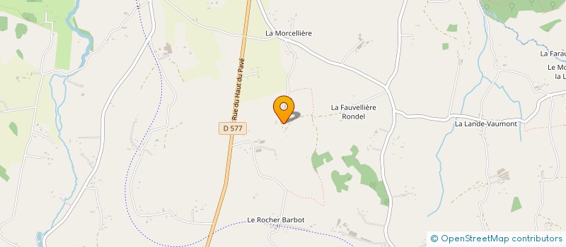 localisation de l'entreprise MONSIEUR RENE LECOQ à ST GERMAIN TALLEVENDE LANDE VAUM