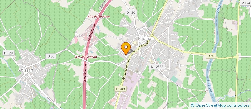 localisation de l'entreprise MONSIEUR RENE LECOU à LE POUGET