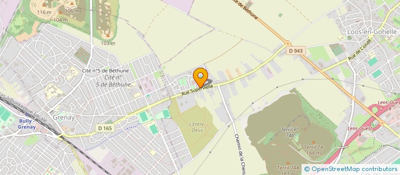 localisation de l'entreprise MONSIEUR RENE LECRY  LOOS-EN-GOHELLE