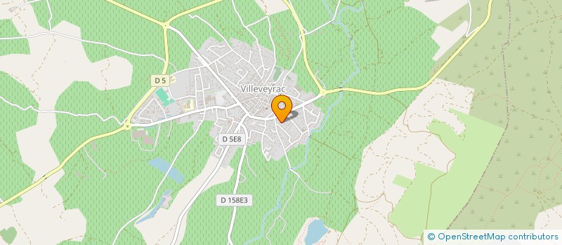 localisation de l'entreprise MONSIEUR RENE LEFEBVRE  VILLEVEYRAC