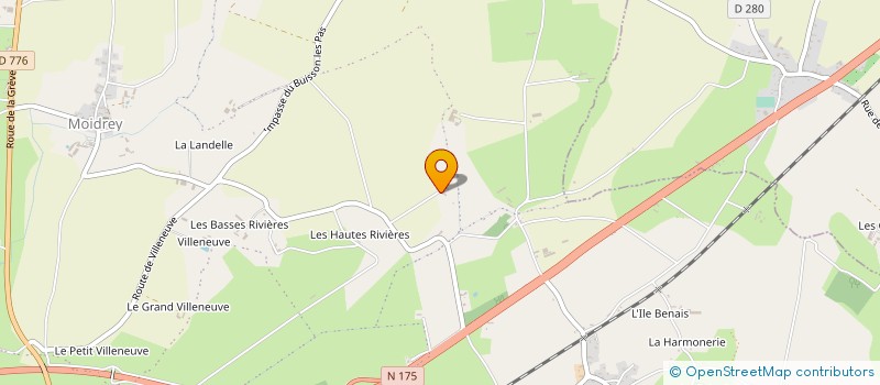 localisation de l'entreprise MONSIEUR RENE LEGRAND  PONTORSON