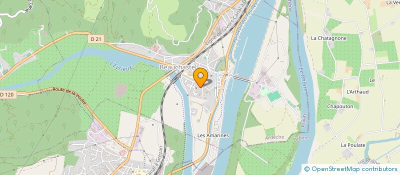 localisation de l'entreprise MONSIEUR RENE LEMAIRE  CHARMES-SUR-RHONE