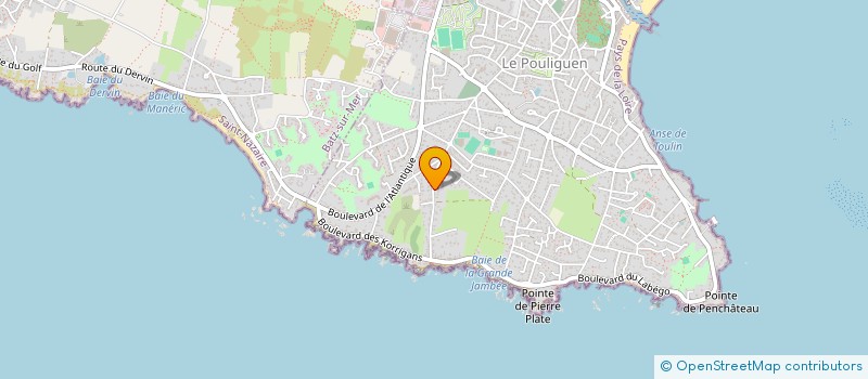 localisation de l'entreprise MONSIEUR RENE LEMAITRE  LE POULIGUEN