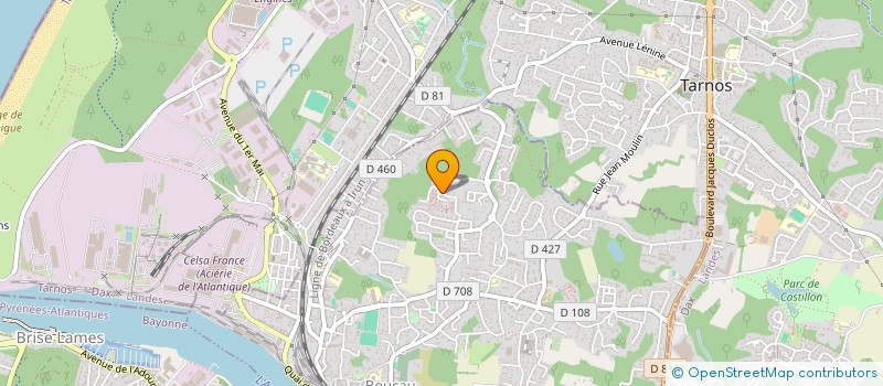 localisation de l'entreprise MONSIEUR RENE LEMAITRE  BOUCAU