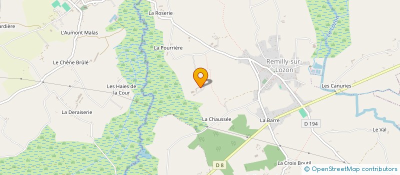 localisation de l'entreprise MONSIEUR RENE LEMARCHAND  REMILLY LES MARAIS