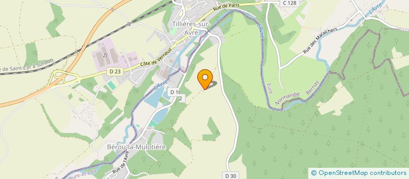 localisation de l'entreprise MONSIEUR RENE LEPICIER à FESSANVILLIERS MATTANVILL.