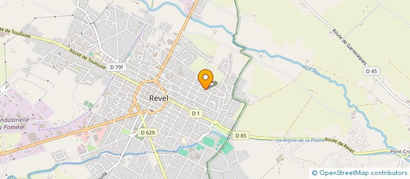 localisation de l'entreprise MONSIEUR RENE LEROUX  REVEL