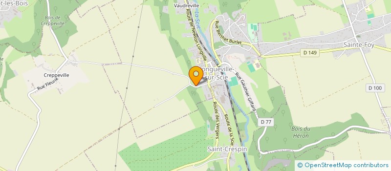 localisation de l'entreprise MONSIEUR RENE LEROY  CRIQUETOT-SUR-LONGUEVILLE