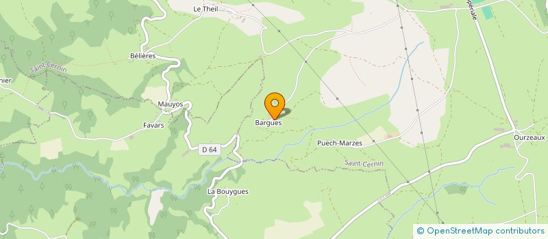 localisation de l'entreprise MONSIEUR RENE LESCURE à SAINT-CERNIN