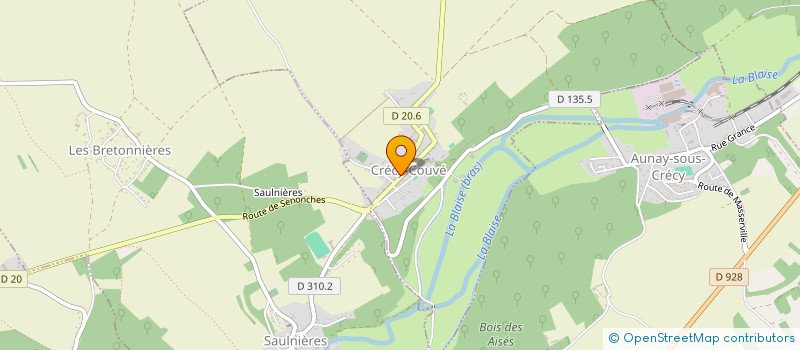 localisation de l'entreprise MONSIEUR RENE LETANG à CRECY-COUVE