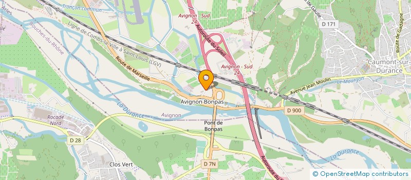 localisation de l'entreprise MONSIEUR RENE LEVEQUE  AVIGNON