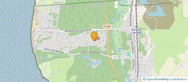 localisation de l'entreprise MONSIEUR RENE LEVIS  CAMIERS