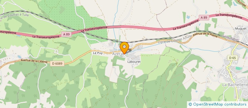 localisation de l'entreprise MONSIEUR RENE LEVRIER  LA BACHELLERIE