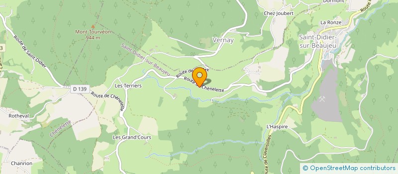 localisation de l'entreprise MONSIEUR RENE LIVET à BEAUJEU