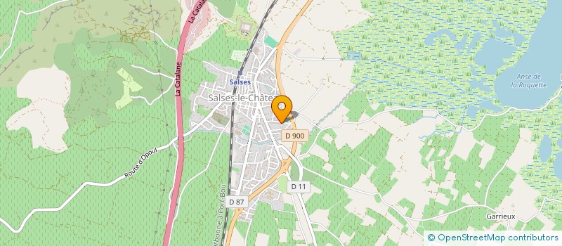 localisation de l'entreprise MONSIEUR RENE LLANDRY  SALSES-LE-CHATEAU