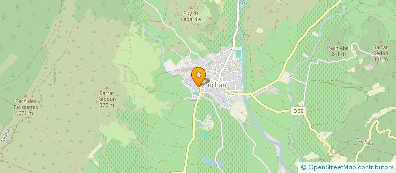 localisation de l'entreprise MONSIEUR RENE LLASERA  TUCHAN