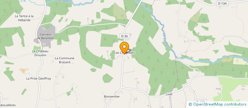 localisation de l'entreprise MONSIEUR RENE LOISEL  BARENTON