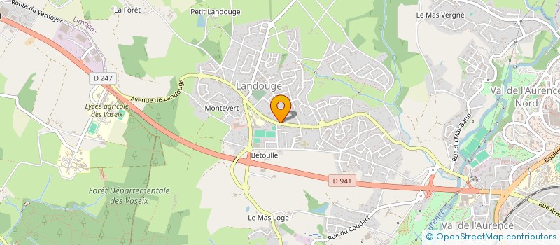 localisation de l'entreprise MONSIEUR RENE LONGCHAMP à LIMOGES