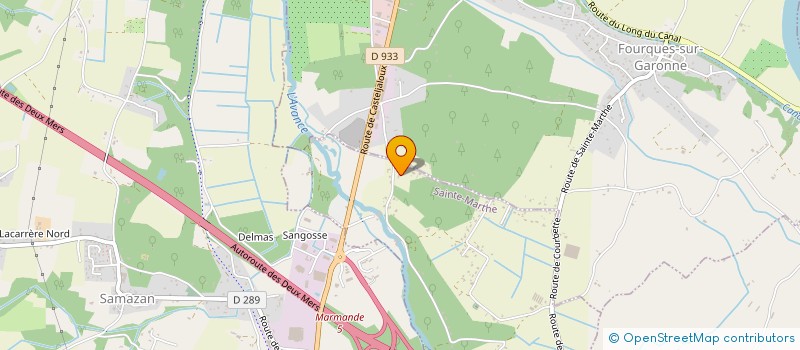 localisation de l'entreprise MONSIEUR RENE LORBLANCHET  SAINTE-MARTHE