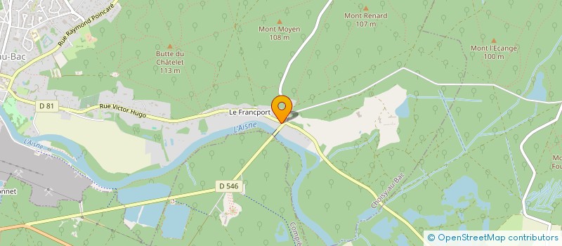 localisation de l'entreprise MONSIEUR RENE LORRION  CHOISY-AU-BAC