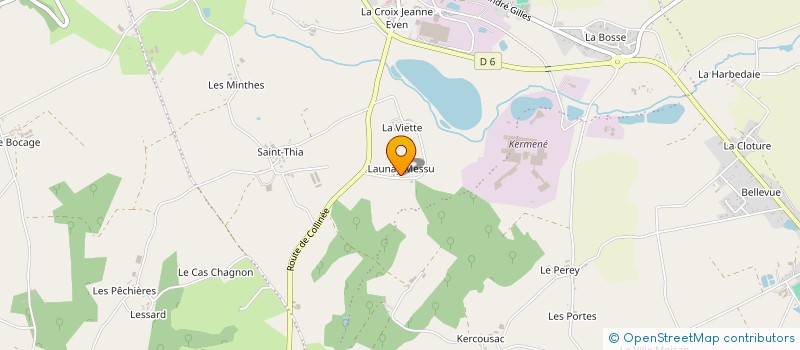 localisation de l'entreprise MONSIEUR RENE LOUAIL à LE MENE