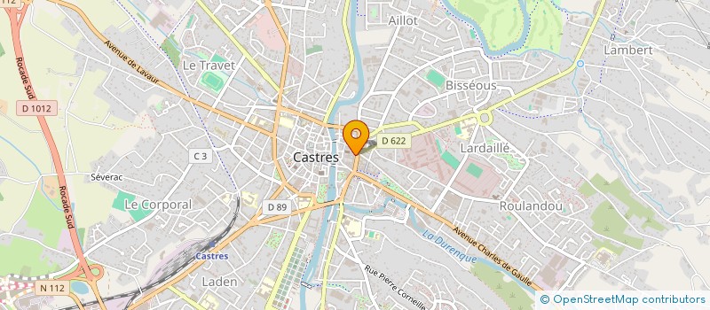 localisation de l'entreprise MONSIEUR RENE LOZANO  CASTRES