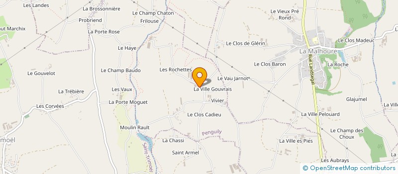 localisation de l'entreprise MONSIEUR RENE LUCAS  PENGUILY