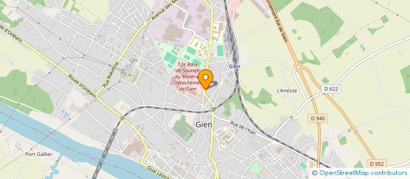 localisation de l'entreprise MONSIEUR RENE LUCAS à GIEN