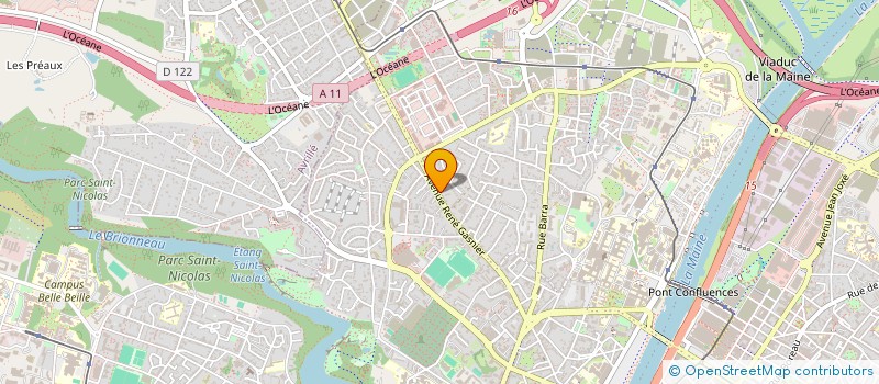 localisation de l'entreprise MONSIEUR RENE LUCAS-BARRE  ANGERS