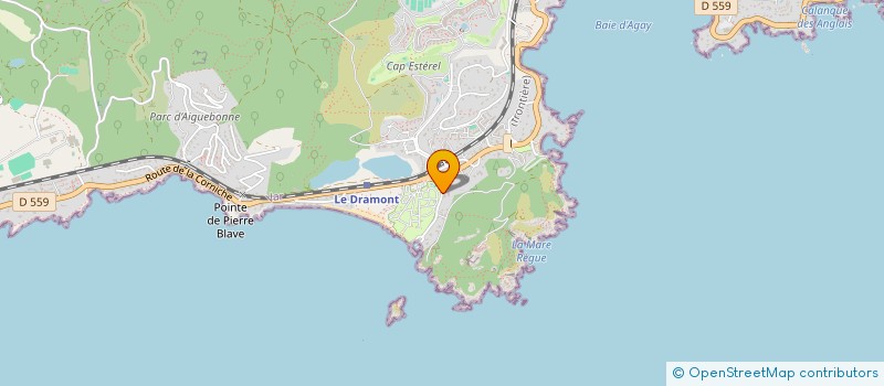 localisation de l'entreprise MONSIEUR RENE LUNEL à SAINT-RAPHAEL