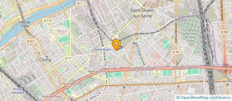 localisation de l'entreprise MONSIEUR RENE LUQUET à SAINT-OUEN-SUR-SEINE