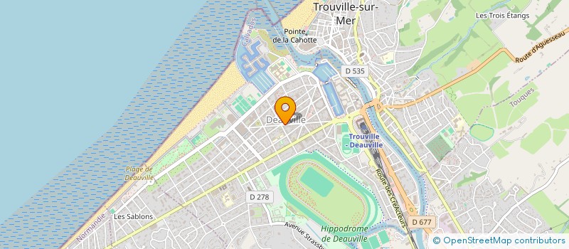 localisation de l'entreprise MONSIEUR RENE LUSCE à DEAUVILLE