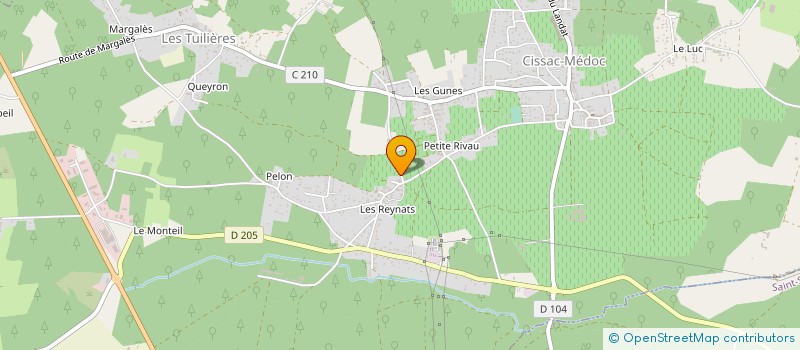 localisation de l'entreprise MONSIEUR RENE LUSSEAU à CISSAC-MEDOC
