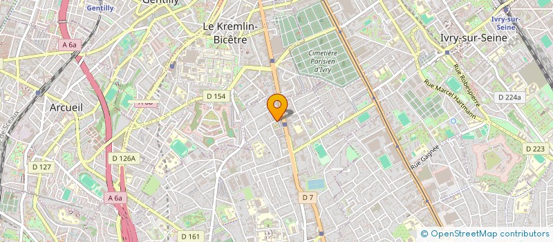 localisation de l'entreprise MONSIEUR RENE LUU KIM à VILLEJUIF