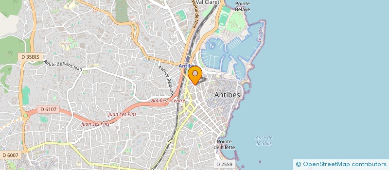 localisation de l'entreprise MONSIEUR RENE MACELI à ANTIBES