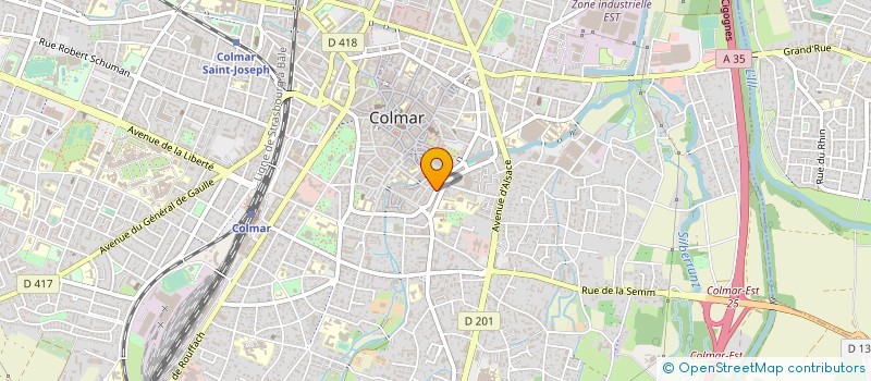 localisation de l'entreprise MONSIEUR RENE MAEGEY à COLMAR