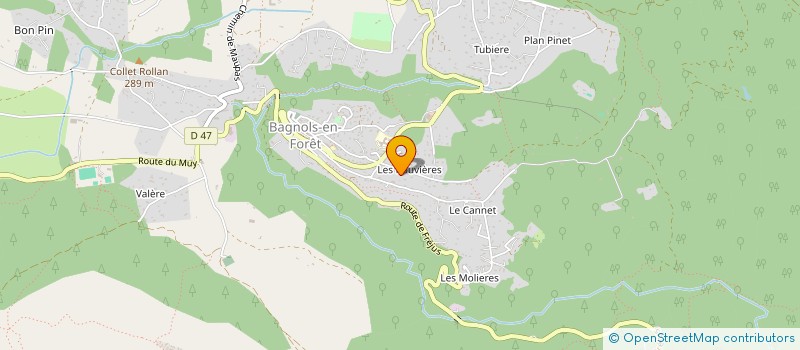 localisation de l'entreprise MONSIEUR RENE MAGAIL à BAGNOLS-EN-FORET